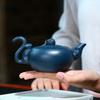 230ml Chinese Yixing Purple Clay Teapot Famous Handmade Squirrel Shape Zisha Tea Pot Beauty Kettle Teaware Tea Ceremony Gifts