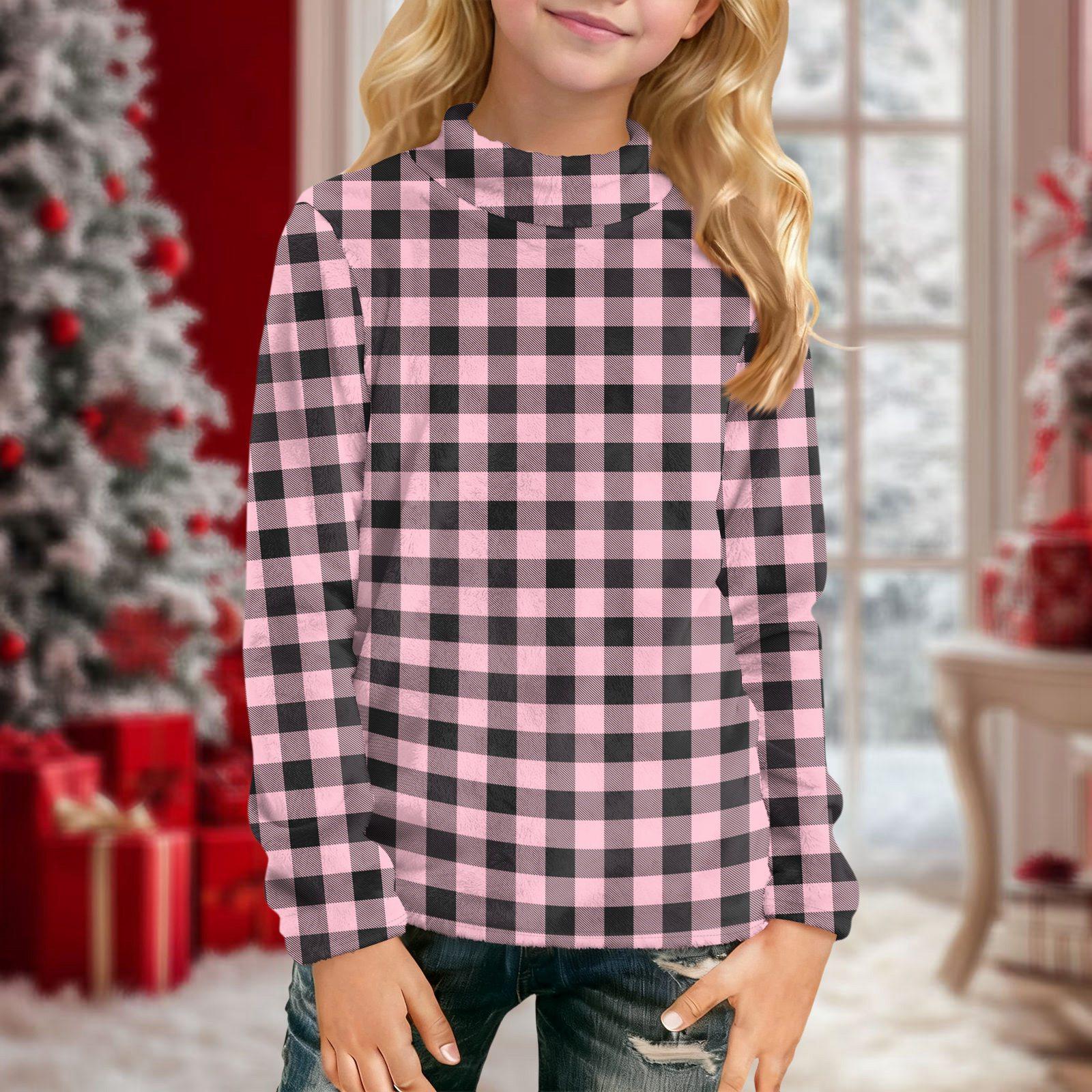 

Детская повседневная футболка с длинным рукавом и принтом 150 розовый