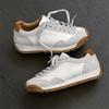Leichter Luxus Vier Jahreszeiten Neue flache Sohle Paar Deutsche Trainingsschuhe Schnürung Retro Forrest Gump Schuhe Sport und Freizeit Board Schuhe