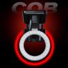 Cycling Safety Light 300 Lumen Solar Charging Bicycles Light With Durability ABS Housing For Most Conditions