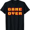 Game Over Vintage Retro Video Games Gaming Gift Arcade T-Shirt