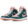 Air Jordan 1 Mid Dark Teal Green Women Sneakers BQ6472-308