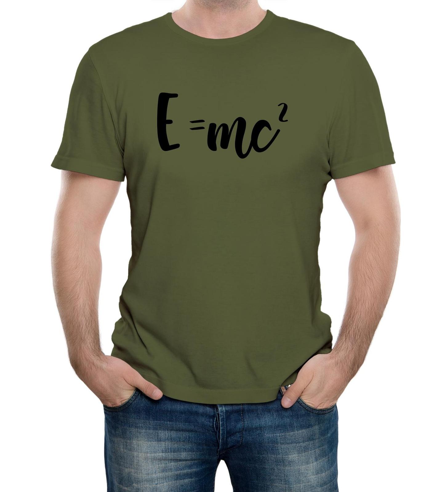 E=MC Squared Einstein Equation Mens T-Shirt Mens Womens Tees Top Science Space Science Maths Galaxy M