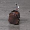 Retro Coin Bag Crazy Horse Leather Small Coins Keys Holder Zipper Pouches Bluetooth Earphone Storage Bags