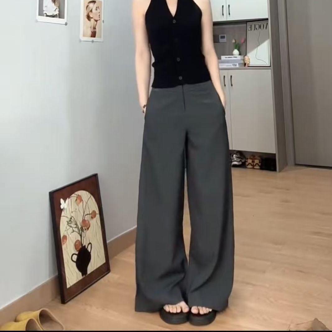 

Elegant Slim-Fit Trousers for Petite Women - Versatile Casual Business Design for Spring and Summer Small