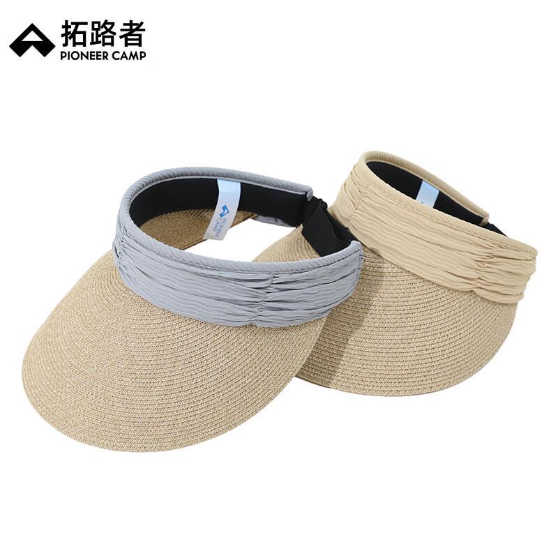 Tuoluzhe Women's Foldable Straw Visor Hat