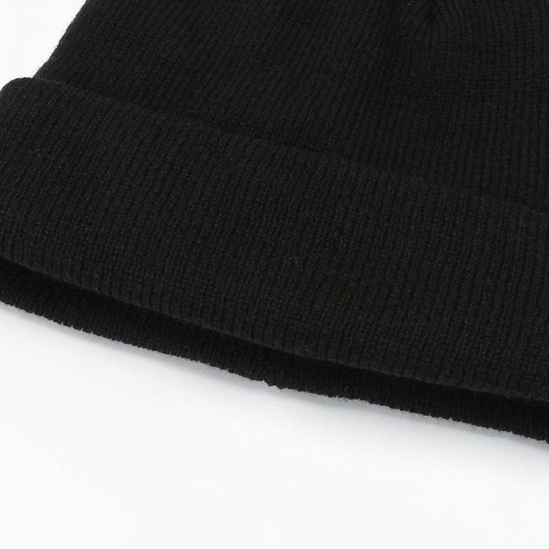 Winter Men's and Women's Hats Outdoor Riding Cold-proof and Warm Ear Protection Knitted Hat Korean Version Fashionable Versatile Solid Color Dome Hat