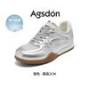 Augustus Single Net Little White Shoes Women's 2025 New Summer Academy Style Casual Flat Baseplate Shoes Sports Moral Training Shoes