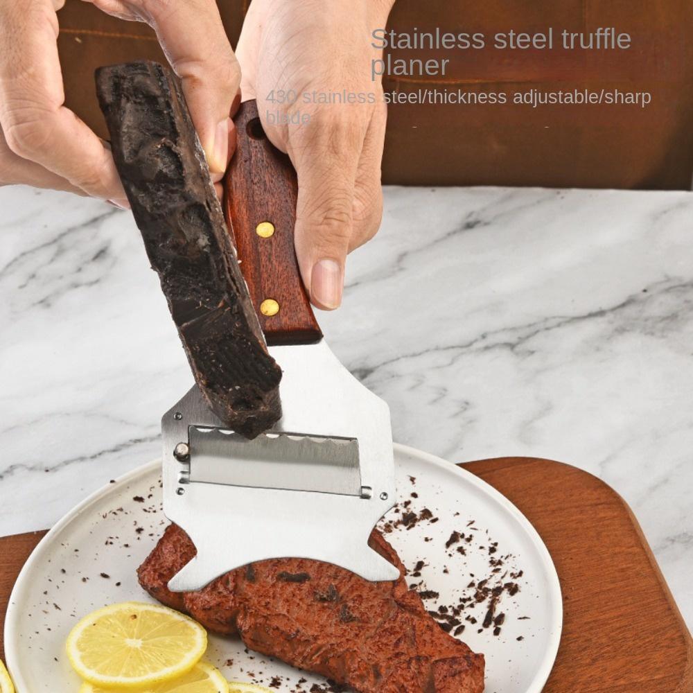 Edelstahl Trüffelbutter Rollenschneider Einstellbarer Käsehobel Neuer Schokoladenhobel