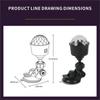 ABS Disco Ball Light USB Powered Stage Disco Light New LED Disco Light  Home Party