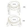 Stylish Women's Imitation Pearls Waist Chain Fashionable Adjustable Bikini Chain Party Body Jewelry for Women Girls