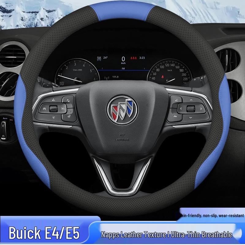 Buick E4/E5 Steering Wheel Cover, Anti-Slip, Durable, Slim Fit