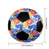 Soccer Ball Colorful Machine Stitched PVC Size 5 Team Training Competition Ready Durable High-Bounce Cool Sports Gift
