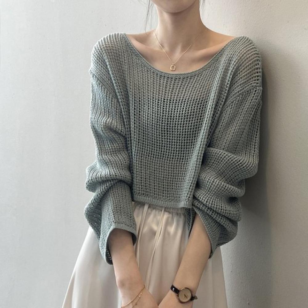 Maia Summer Mesh Knit Top Maiac046 