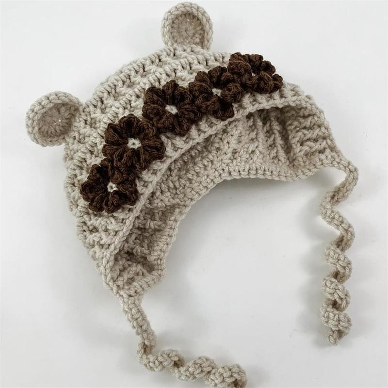 Neu Handarbeit Gehäkelte Personalisierte Modische Katze Ohr Zopf Stern Anhänger