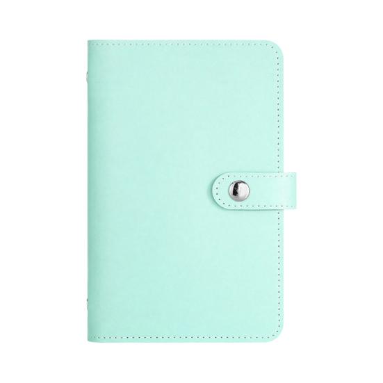 Cash Saving Binder Imitation Leather Clear PVC Pockets Tear-resistant Cash Holder for Bills Receipts Compact Money Organizer for Home Office Use