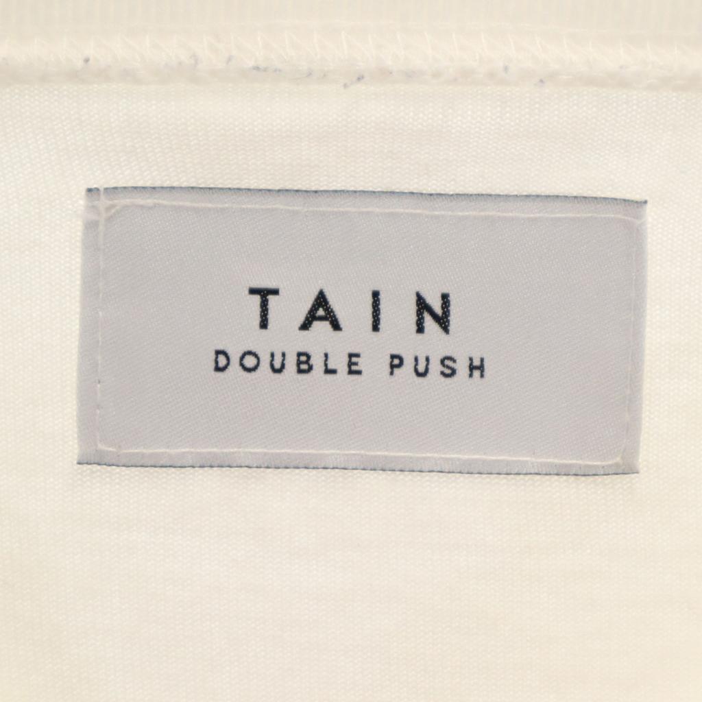 TAIN DOUBLEPUSH Back Bandana Long Sleeve T-shirt L White Ron T Men's Used