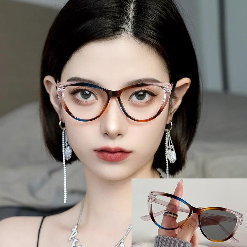 New Cat Eye Women's Sunglasses Fashion Pochromic Lenses Sun Glasses Lady Vintage Pc Frame Classic Designer Shades