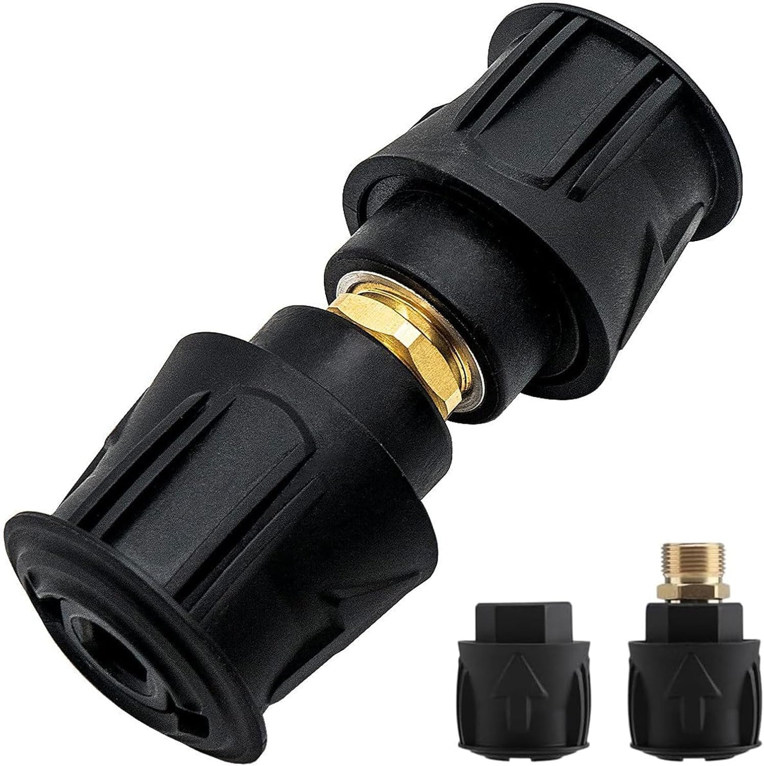 ZADAFINA KARCHER Adapter for Kärcher Ends Quick Connect Bulkhead Fitting Bulkhead Fitting Extension Hose 14mm чёрный