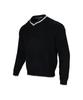NINEZ V-Neck Boucle Oversized Knit (2 Colors)
