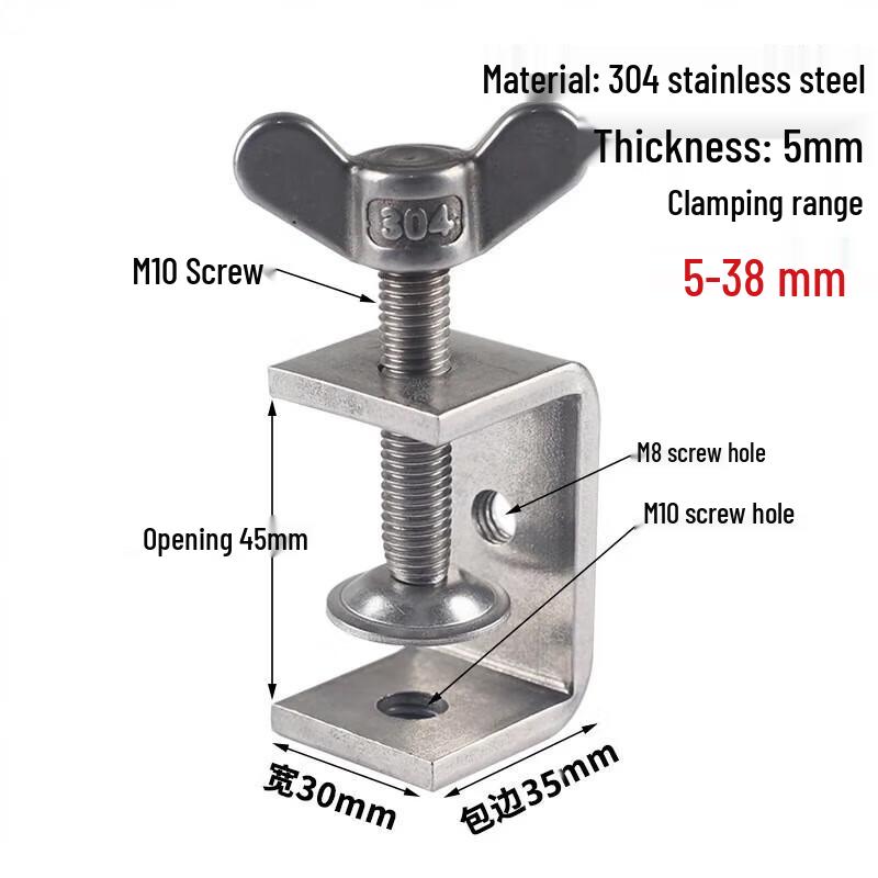 Yishuxiang Stainless Steel U/C Shape Pipe Fastening Clamps