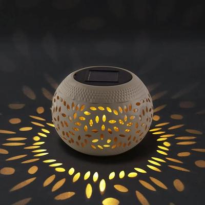 Słoneczne Lampki Stołowe Zewnętrzne Wodoodporne Metalowe Lampa Projektor Ogrodowy Retro Lampka Atmosferyczna do Ogrodu Dekoracyjna Lampa Krajobrazowa