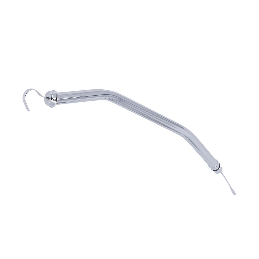 22in Transmission Oil Dipstick Silver Chrome Stainless Steel Tube for C4 Transmissions