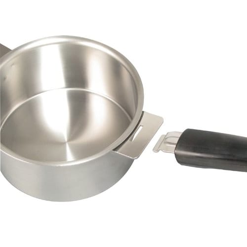 Maruyama Giken SOUEN Detachable Handle Pot Set (2-Piece) (14cm & 16cm) 1.2L & 1.6L, Includes One Dedicated Handle and One Dual-Use Lid, SE-26, Inducti