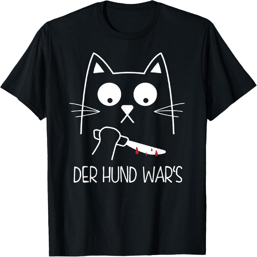 _Erkennne die Schilchen_ - Middle Finger Cat T-Shirt Gift T-Shirt XXXXXL чёрный