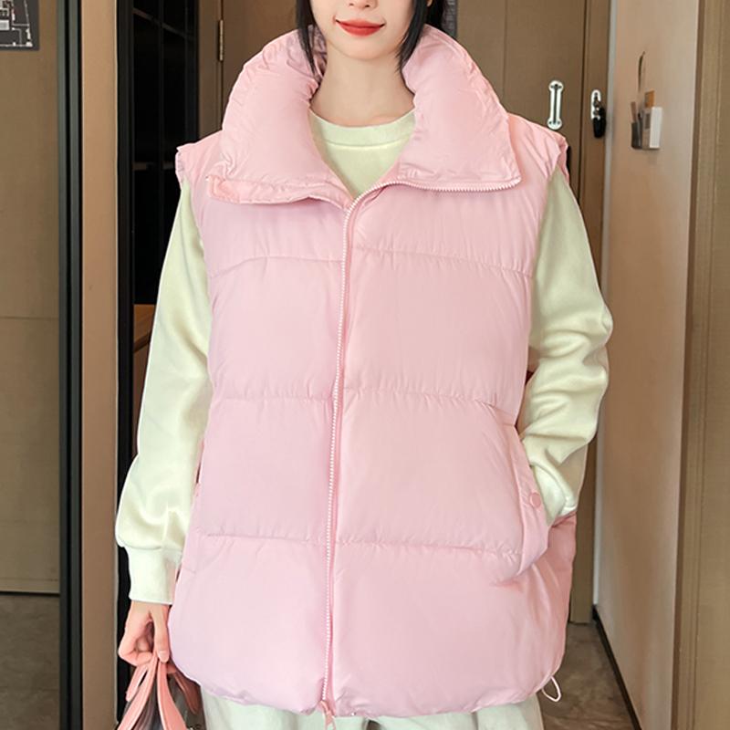 

Модная зимняя парка без рукавов Женский короткий жилет Элегантный топ Толстый теплый Женские куртки 2XL