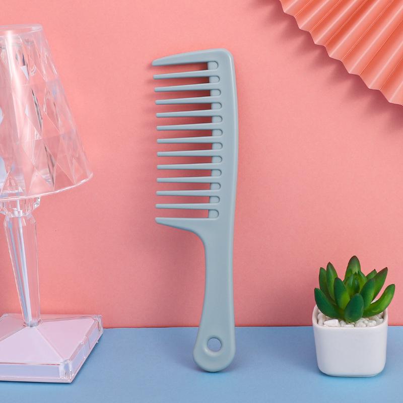 Wide Tooth Plastic Hair Comb - No Tangles, Easy to Use for Long Hair