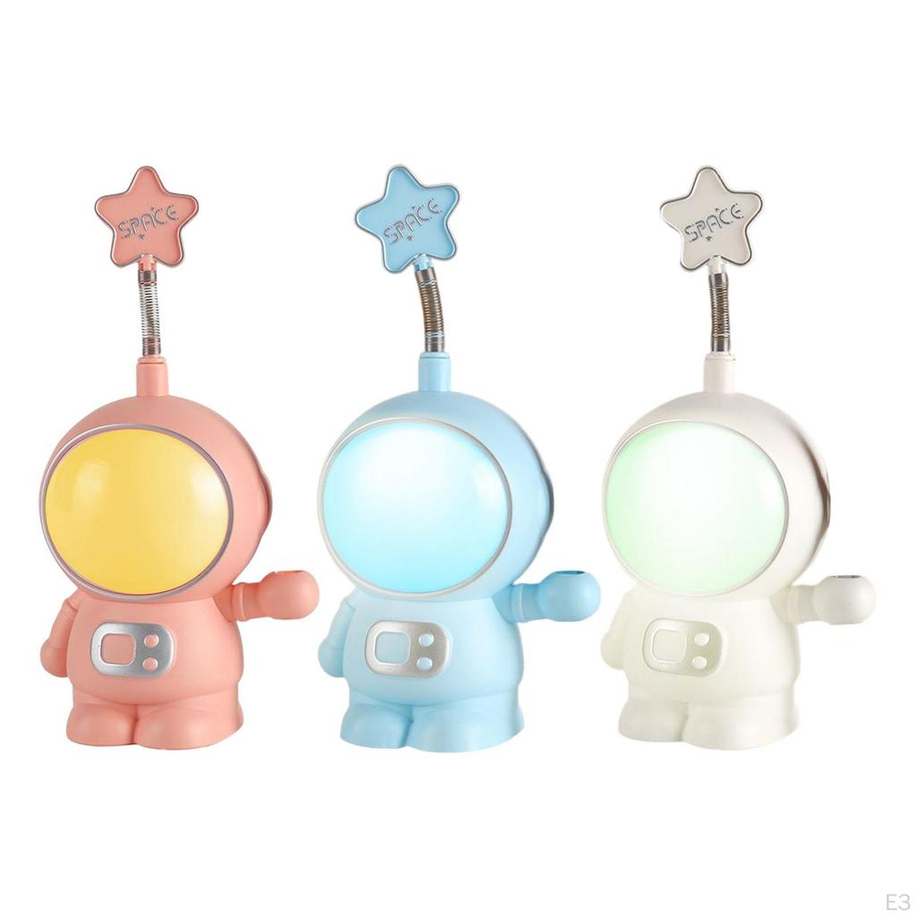 Astronaut Night Light with Pencil Sharpening Function Decoration for Table