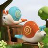 2pcs Cute Snail whistle with Expressive Eyes Musical Learning Instrument for Toddlers, Fine Motor Skills Language Development, Safe Non Toxic Blowing