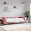 VidaXL Daybed with Mattress Pink 80x200 Cm Velvet 3196663