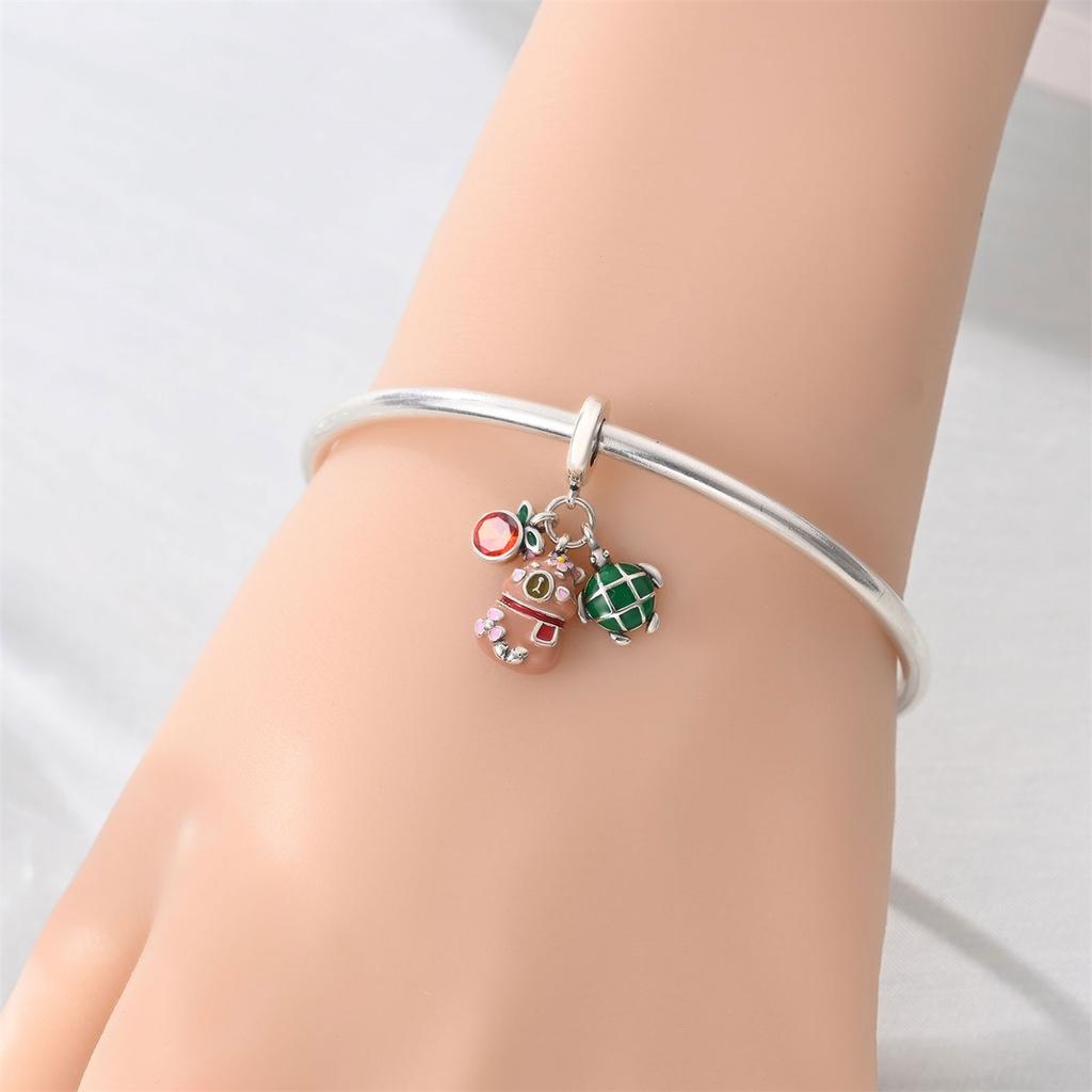 Copper Animals Series Charms Dog Cat Bear Pets Beads Fit Original Bracelet Necklace Diy Woman Pendants Fine Jewelry