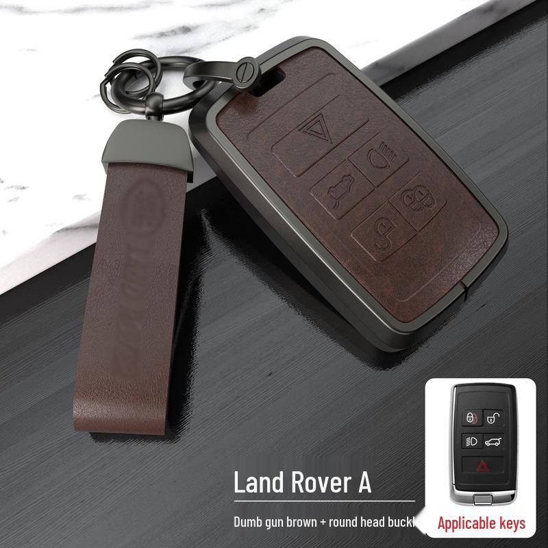 Land Rover & Jaguar Key Case for Range Rover Sport, Velar, Evoque, Discovery 4, Freelander 5.