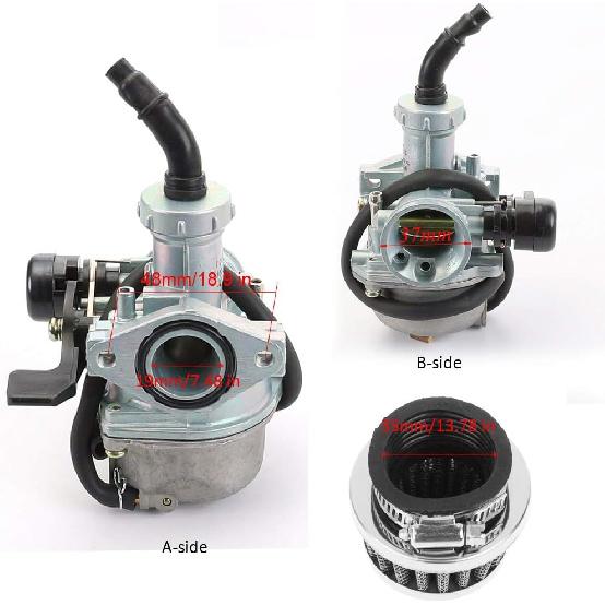 PZ19 Carburetor For TaoTao Kazuma Baja 70Cc 90Cc 110Cc 125Cc NST SunL Chinese Quad 4 Stroke ATV Go Kart Pit Dirt Bike CRF50F XL75 CRF80F XR50R With