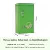 Green Tea Gift Box: Sealed Iron Can Set with Handbag, Large Square Half-Jin Capacity, Empty for Refill