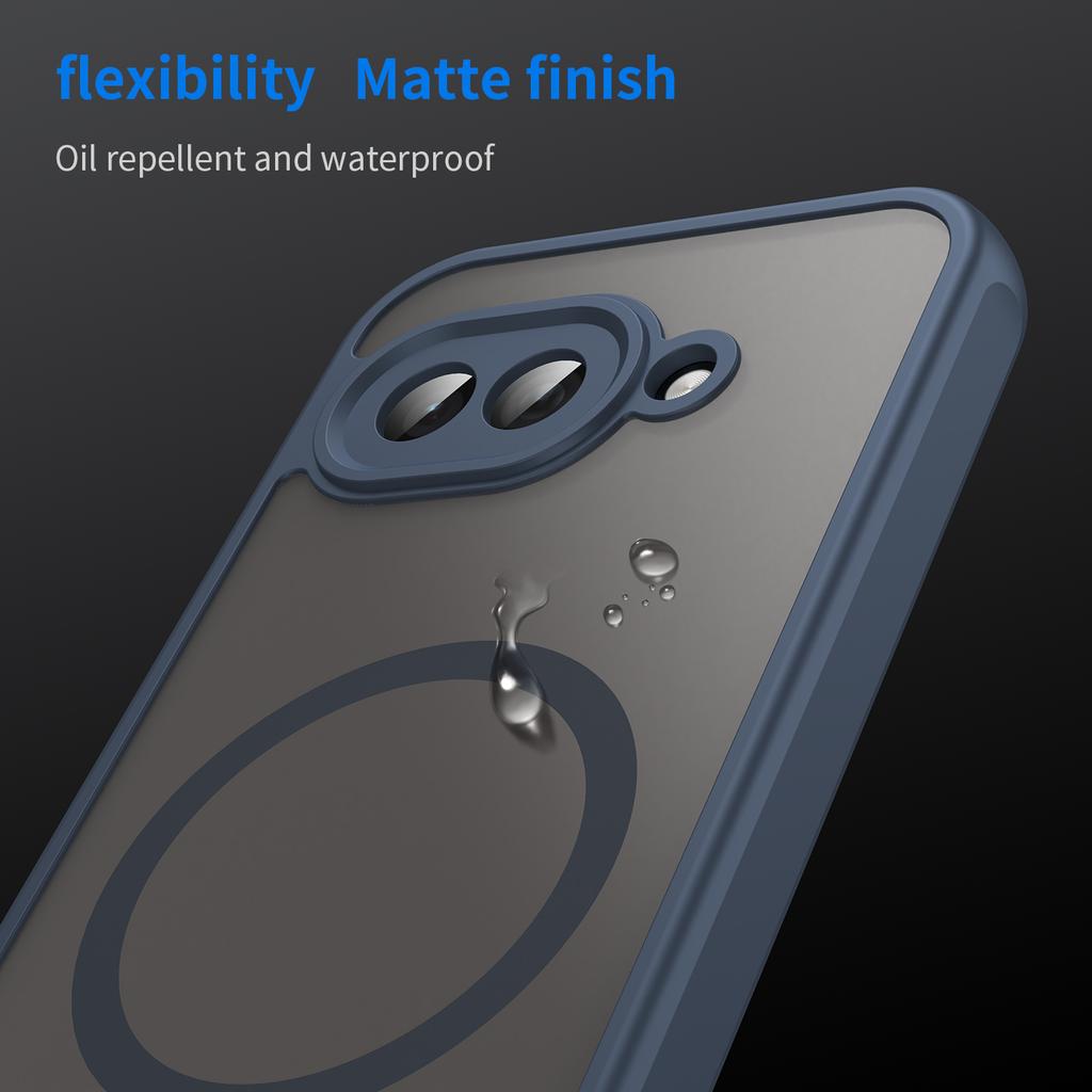 Husă de telefon Magsafe pentru Google Pixel 9A, Husă de telefon Magsafe Magnetică Rezistentă la Șocuri, Husă Hibridă cu Bumper pentru Google Pixel 9A