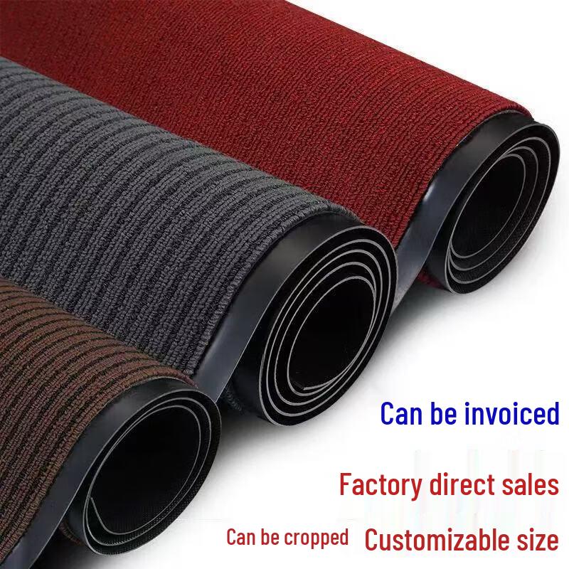 Minimalist Striped PVC Doormat