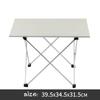 Ultralight Aluminum Folding Table - for Camping, Hiking & Picnic - Portable Outdoor Desk