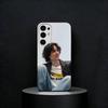 Sombr Back To Friends Phone Case For Samsung S25,S24,S23,S22,S21,S20,Ultra,Plus,FE Black Soft Cover