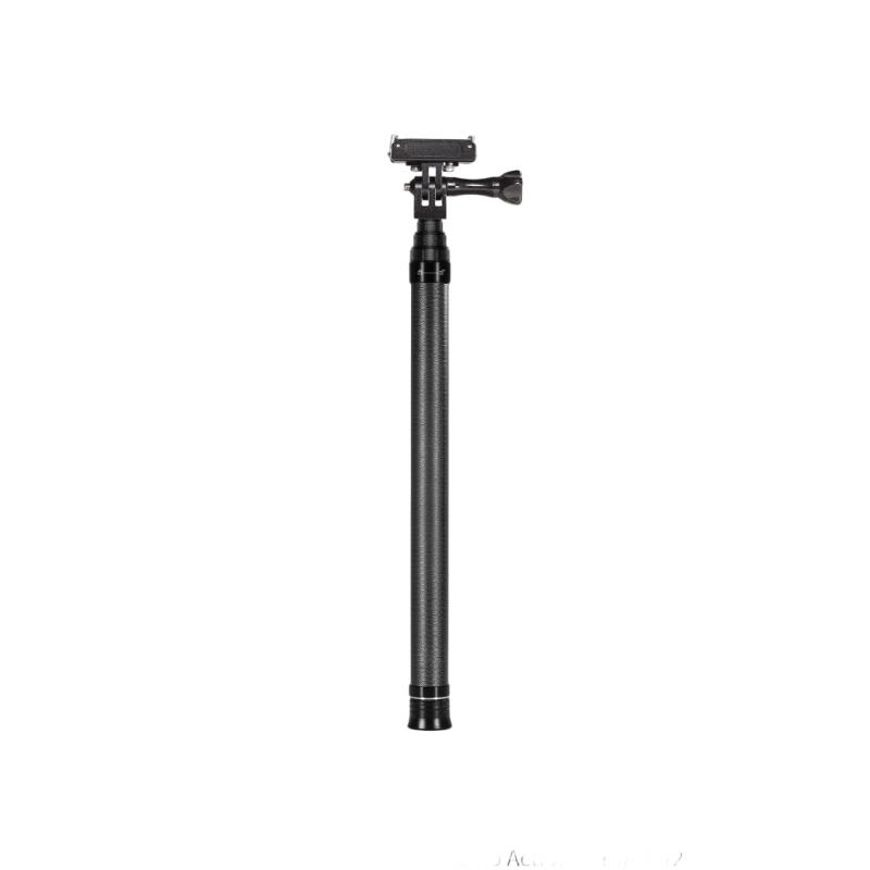Leichter Selfie-Stick aus Kohlefaser für 360-Kameras Unsichtbares Design Verstellbare Länge Stabilität Einfache Bedienung