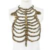 Scheletro di Plastica Realistico Costume Accessori Per Feste di Halloween e Spettacoli Teatrali Con Design Dettagliato