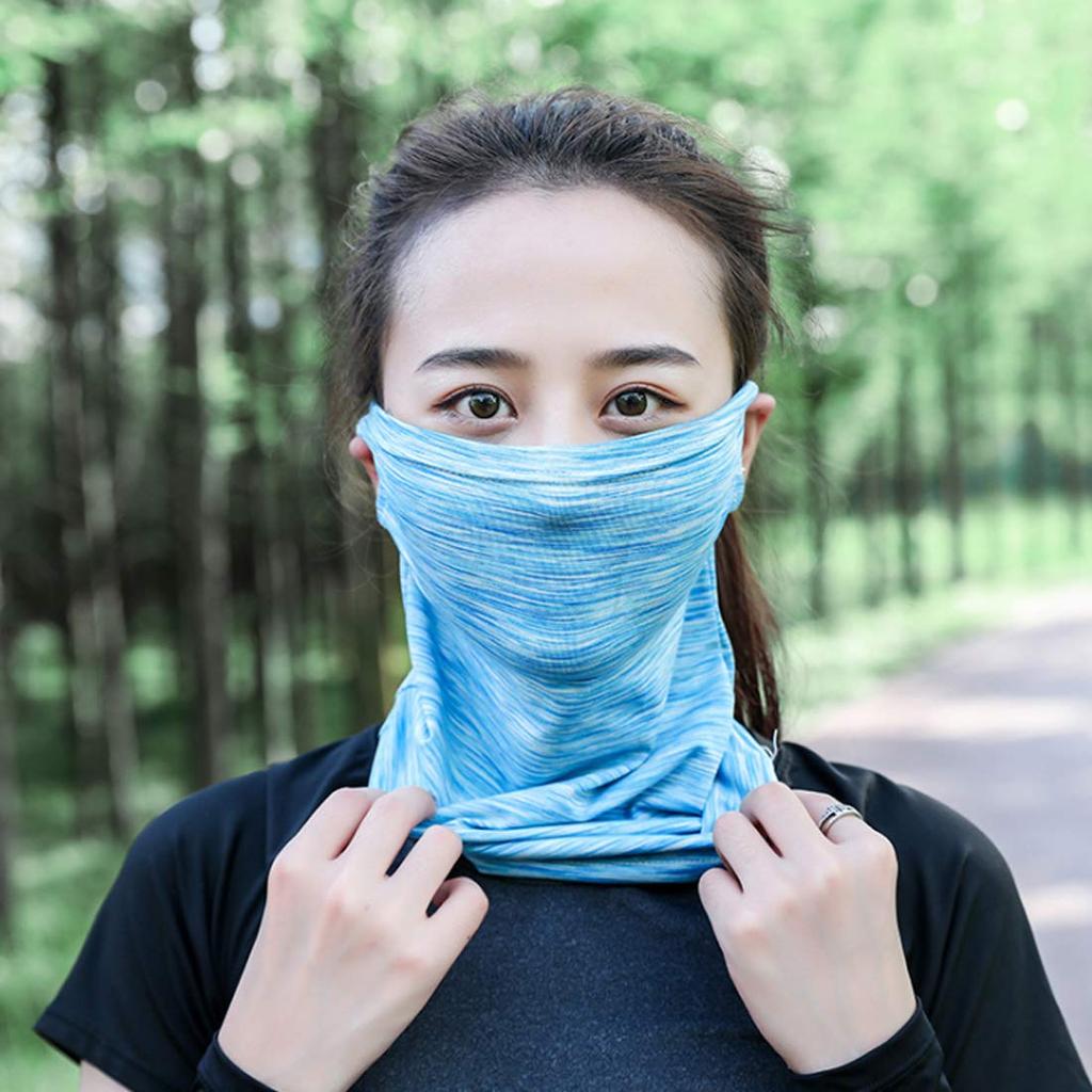 Keys Face Neck x x Ear Neck Face Sports UV Sun Protection Cover, Unisex, White, Size Approx. 15.5" (40cm) 8.5" (21.5cm) 3.2" (8cm) Loops. Gaiter,