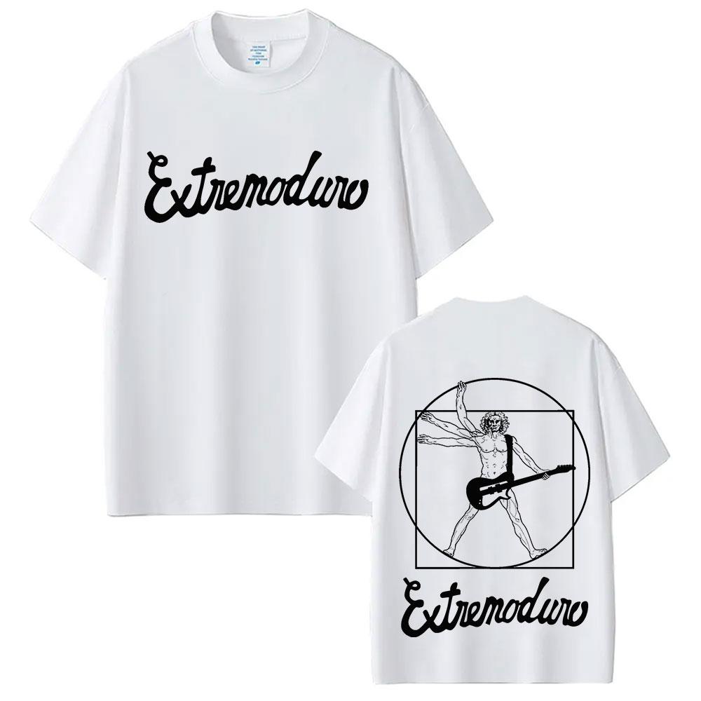 Rock Band Extremoduro Tour Album 2025 T-Shirts Unisexs Hip Hop Oversized Clothing T Shirt Loose O-Neck Cotton Short Sleeve T-shirts