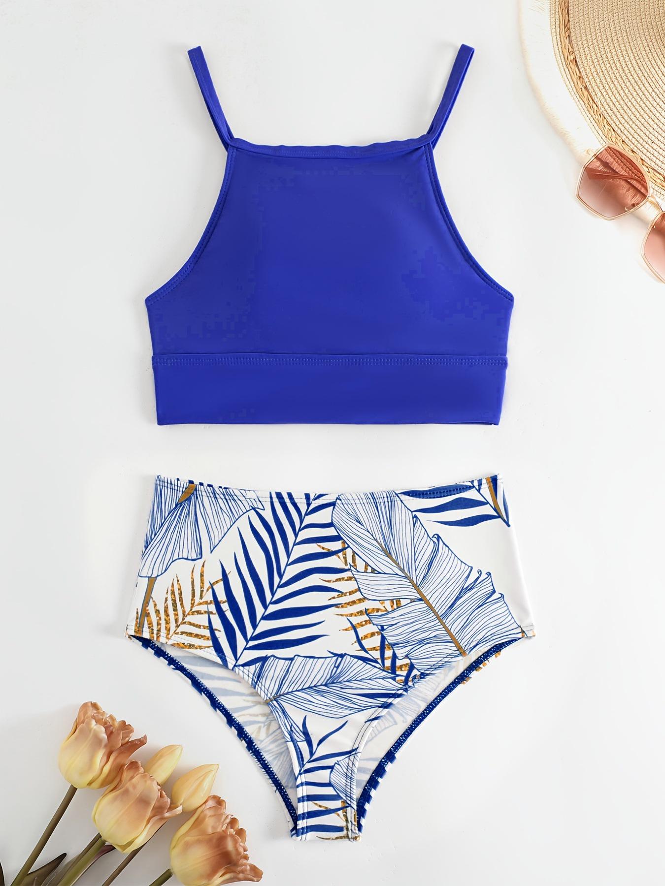 

Европейский и американский женский сексуальный купальник с высокой талией - Горячо продаваемая пляжная одежда S