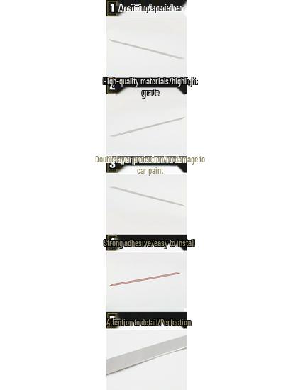 13 Bora Tailgate Trim Bumper Protector: Anti-Scratch Decorative Sticker