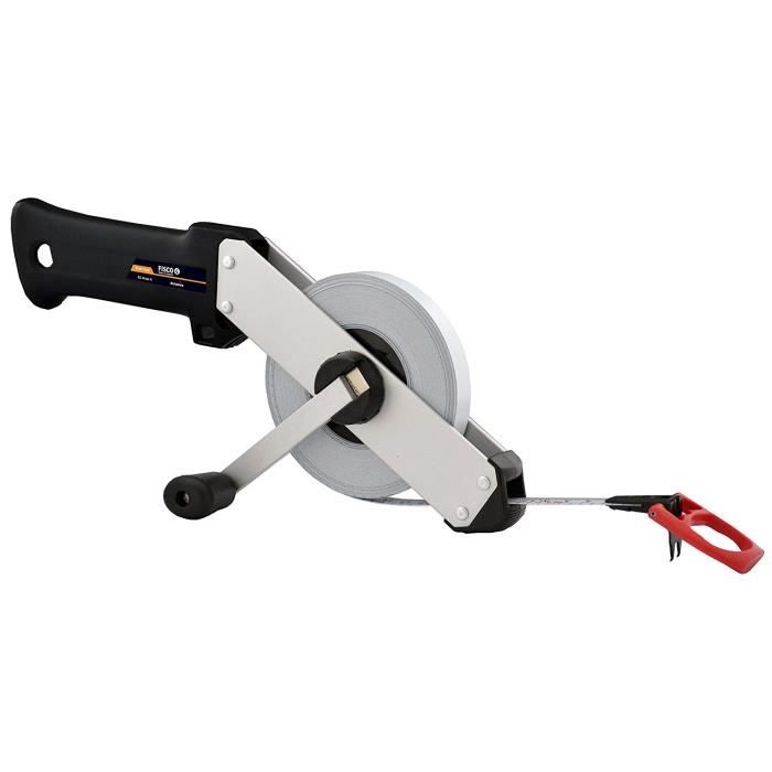 Fisco Tracker Mètre ruban de classe II en acier avec embout de type B3 13 mm x 50 m - TR50