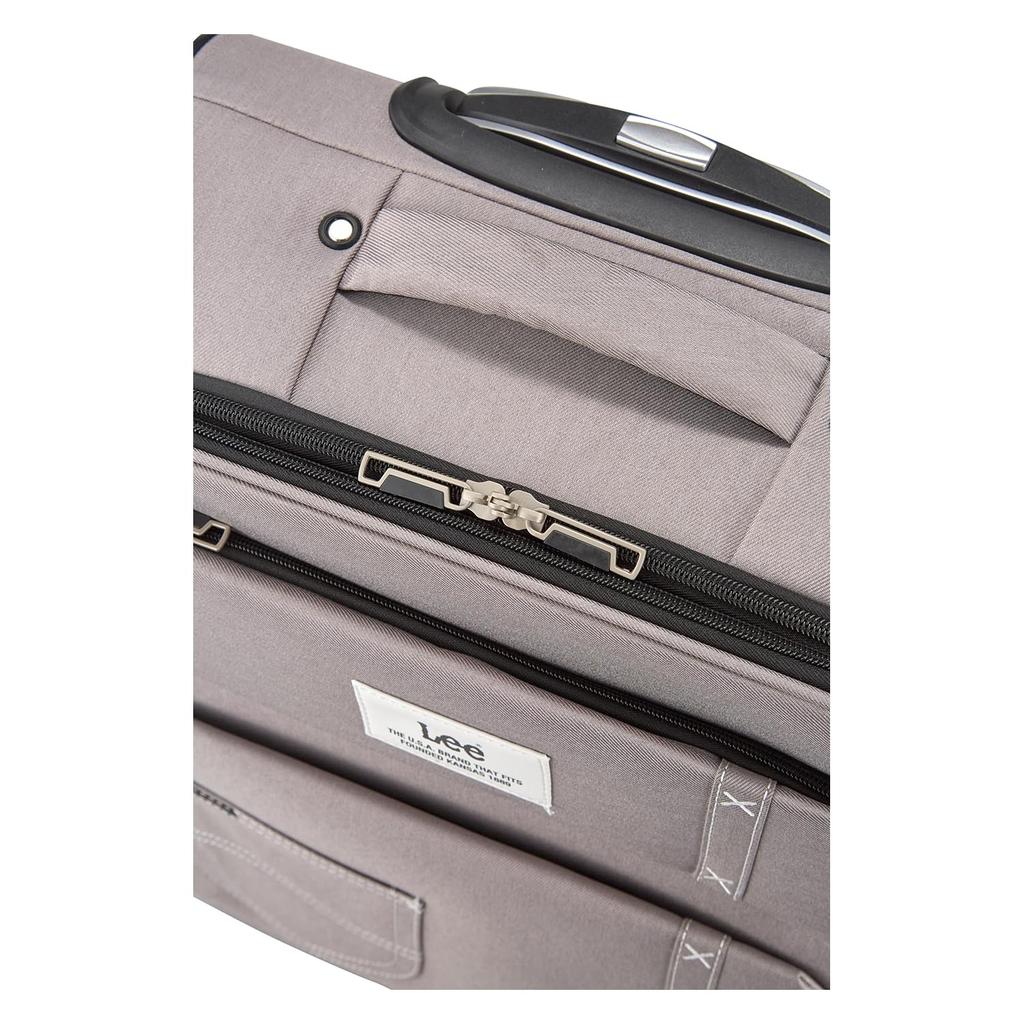 Lee Sonic Vertical Approximately Approximately TSA Combination Polyester Large Interior Fabric Pattern Carry-on Case, Opening, Expandable, 19-inch,